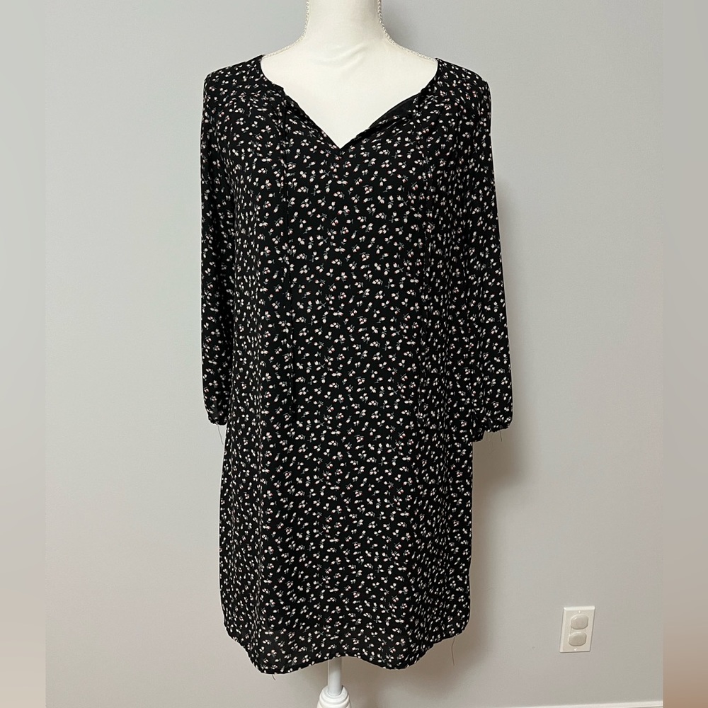 Black Floral Dress